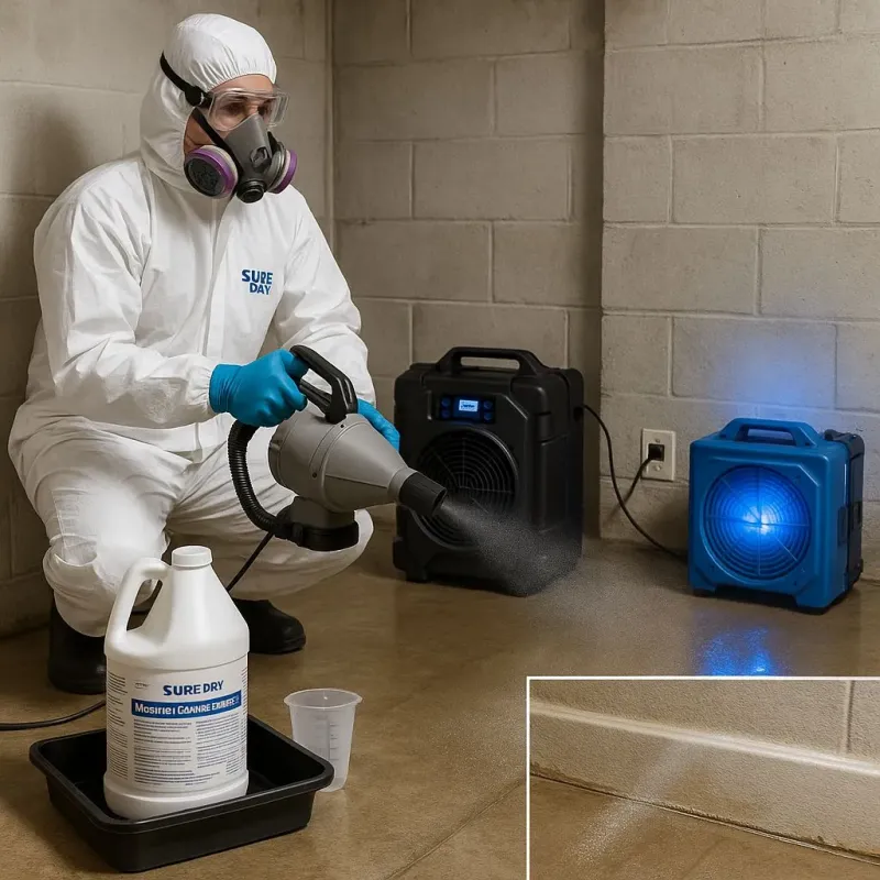 Sanitization and Odor Removal process in San Elizario, TX