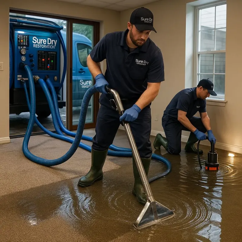 Water Extraction and Removal process in San Elizario, TX